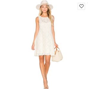 Free People Miles of Lace Dress Ivory M